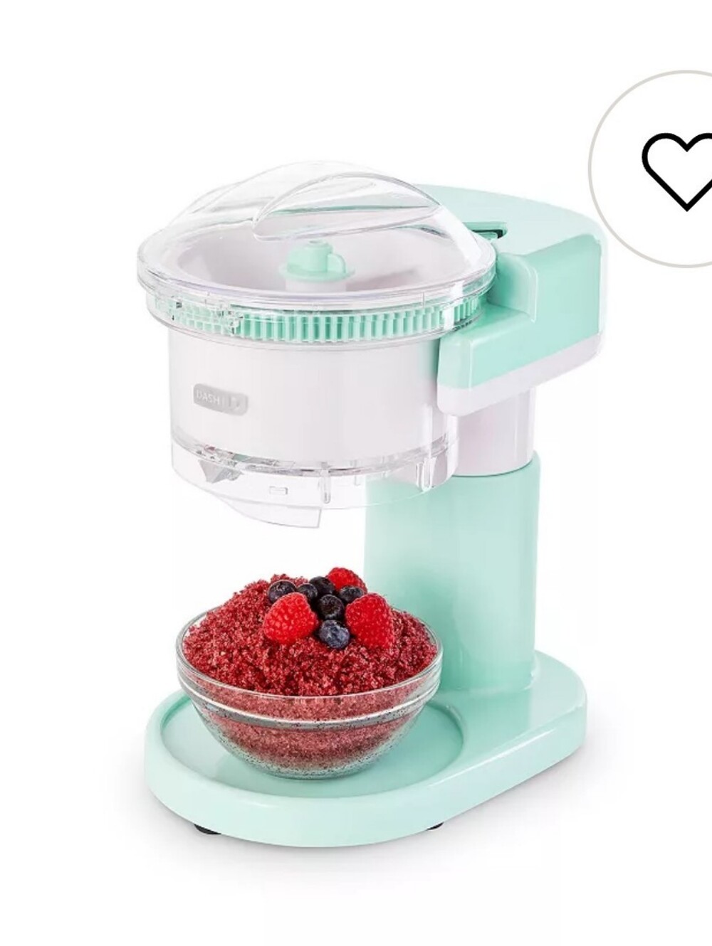 White &Green Snow Cone & Ice Crusher Machine